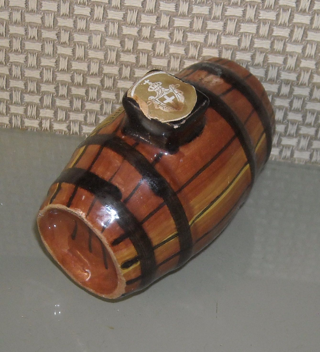 Abruzzo, Graziosa Decorativa Ceramica Da Collezione, Liquori, Barattucci, Corfinio immagine 2