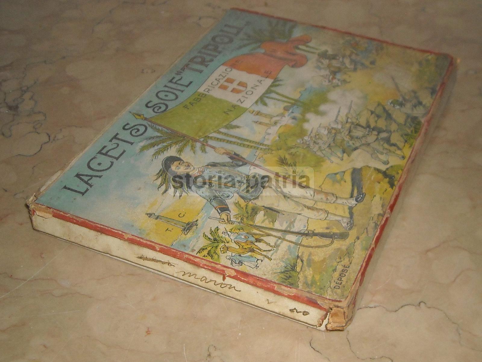 Africa, Colonie, Tripoli, Bersaglieri, Tricolore Italiano, Scatola Pubblicitaria, Rara immagine 5