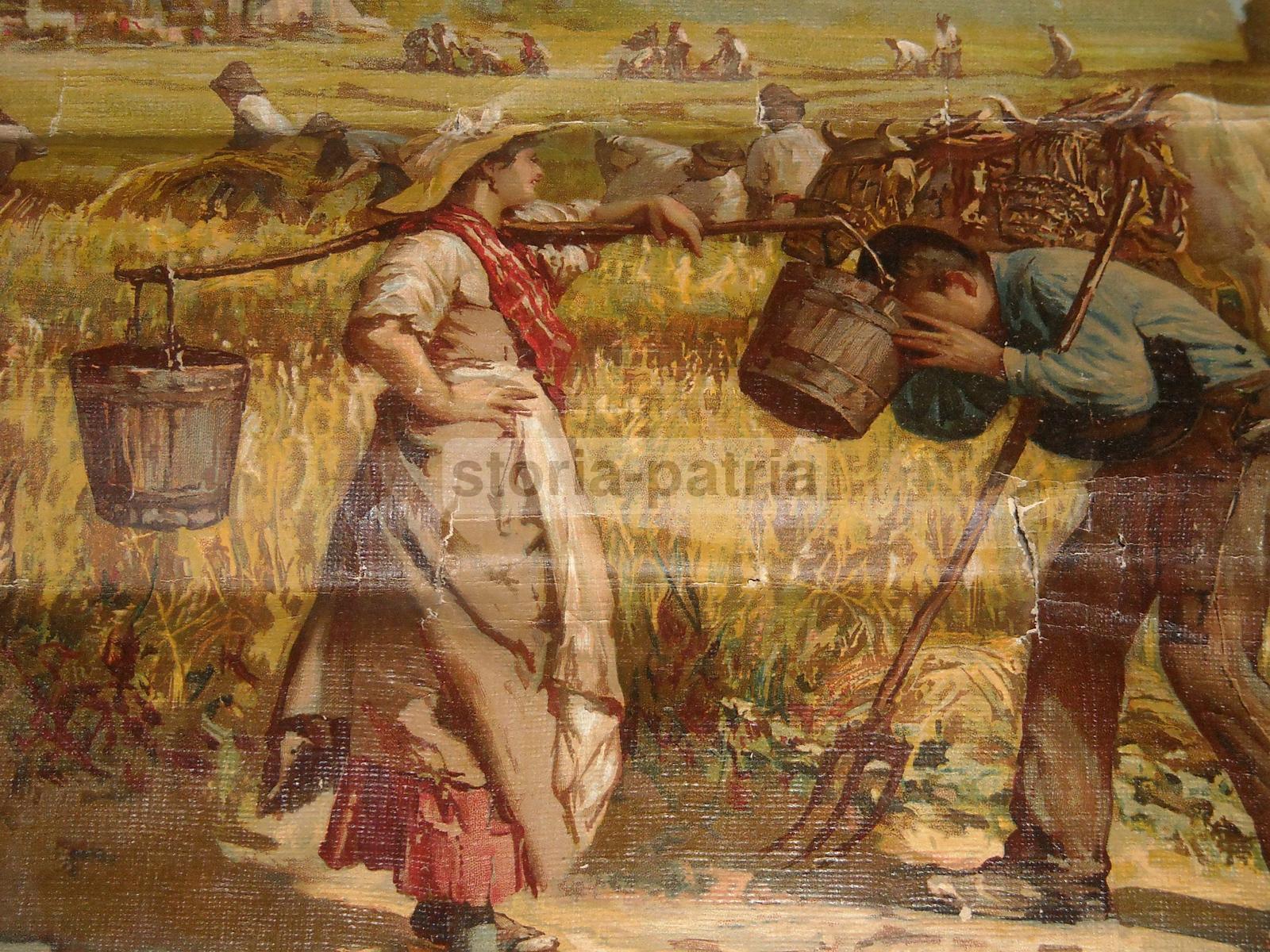 Agricoltura, Assicurazione Grandine, Generali, Grande Pubblicitaria, Calendario, 1907 immagine 3