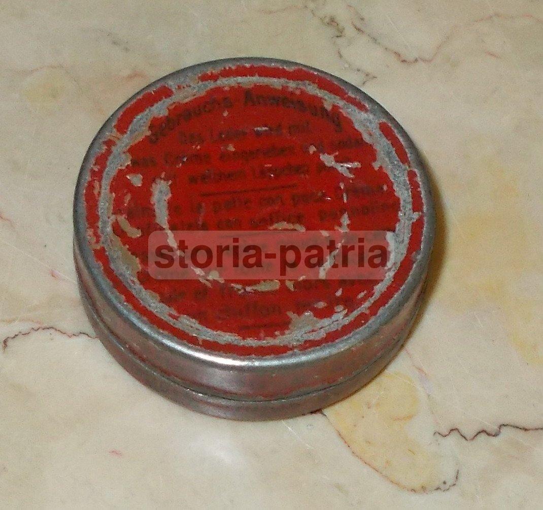 Antico Astuccio Pubblicitario, Crema Per Pelli, Lucido Scarpe, Augusburg, Cavalier immagine 2