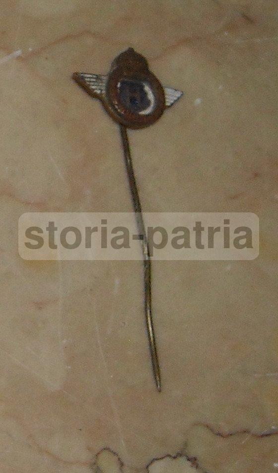 Araldica, Antica Spilla Con Smalti Colorati, Pubblicitaria Motocicli, Da Collezione immagine 2