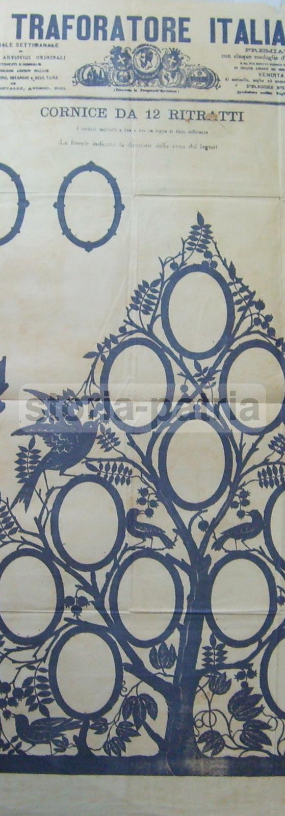 Artigianato, Pedagogia, Arte Del Traforo, Legno, Intaglio, Araldica, Cornice, Ritratti immagine 2