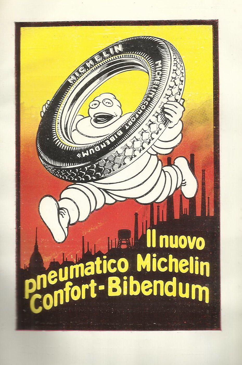 Automobili, Pneumatici, Michelin, Bibendum, Bella Pubblicitaria, Trasporti Gondrand immagine 2