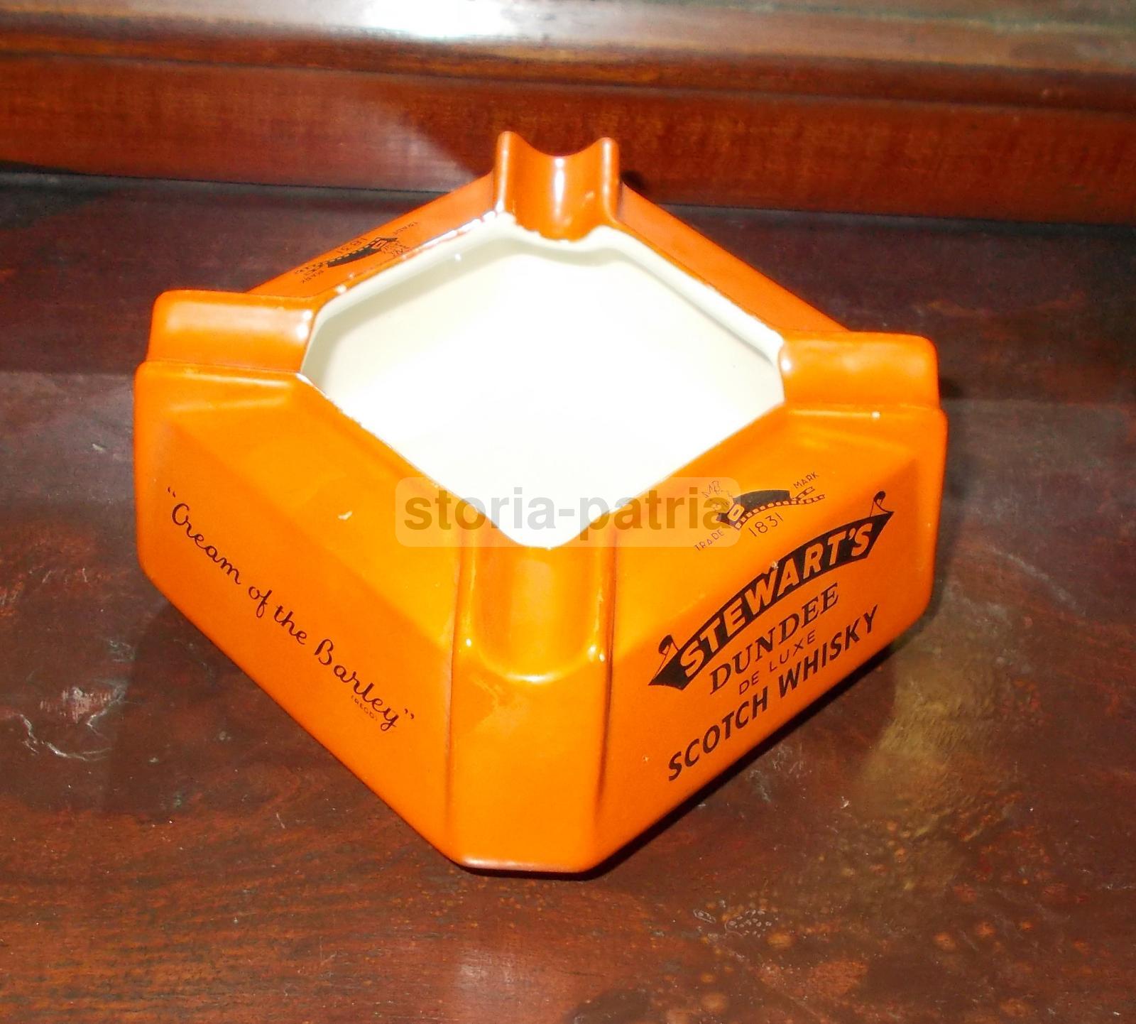 Bar, Caffetteria, Liquori, Scotch Whisky, Stewarts, Dundee, Posacenere Pubblicitario immagine 4