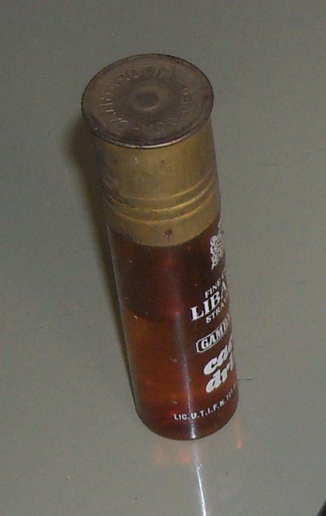 Caccia, Cartuccia, Inusuale Pubblicitaria, Liquori Gambarotta, Grappa Libarna immagine 3