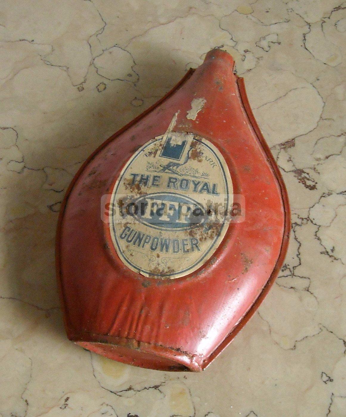 Caccia E Cacciatori, Polvere Da Sparo, Antico Contenitore, Pubblicitario, Gunpowder immagine 4