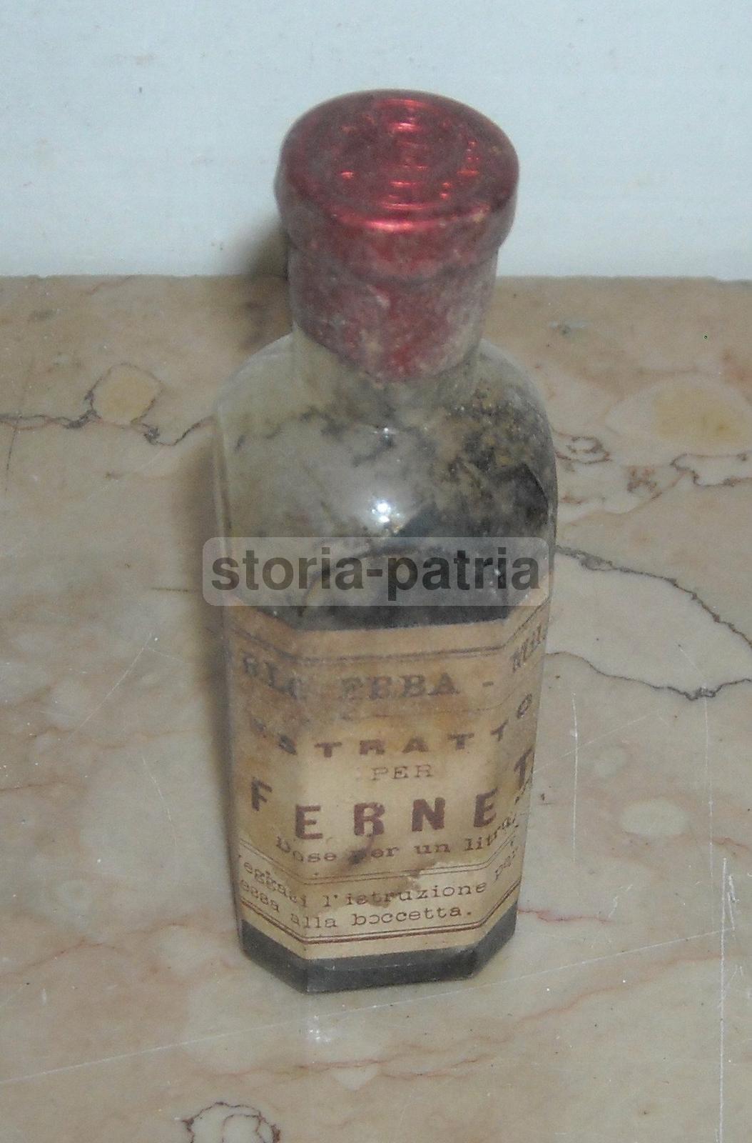 Carlo Erba, Antica Bottiglina, Estratto Per Liquore, Fernet, Boccetta Da Collezione immagine 1