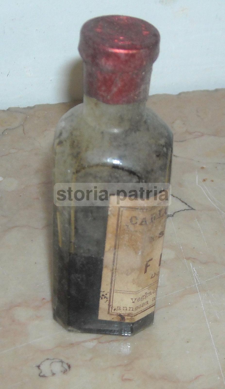 Carlo Erba, Antica Bottiglina, Estratto Per Liquore, Fernet, Boccetta Da Collezione immagine 2