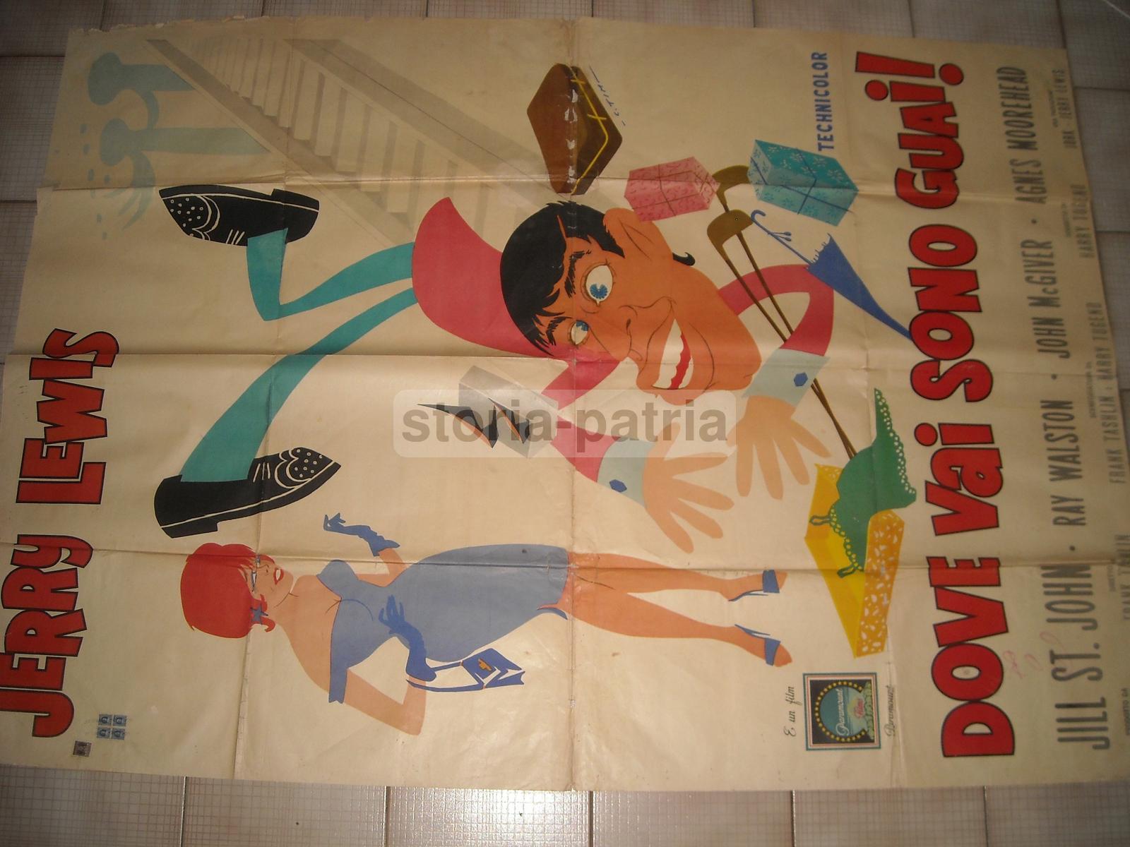 Cinema, Commedia Americana, Jerry Lewis, Jork, Comicita, Cartellonista Tim, Manifesto immagine 3