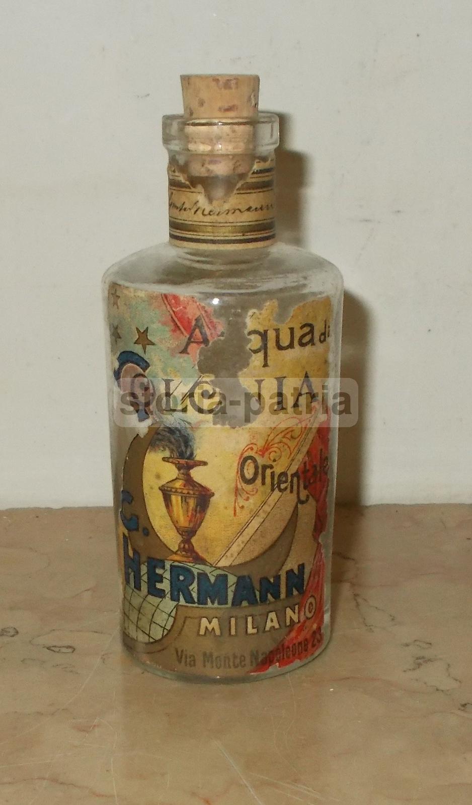Cosmesi, Profumeria, Profumo, Acqua Di Colonia, Hermann, Milano, Antica Pubblicitaria immagine 1