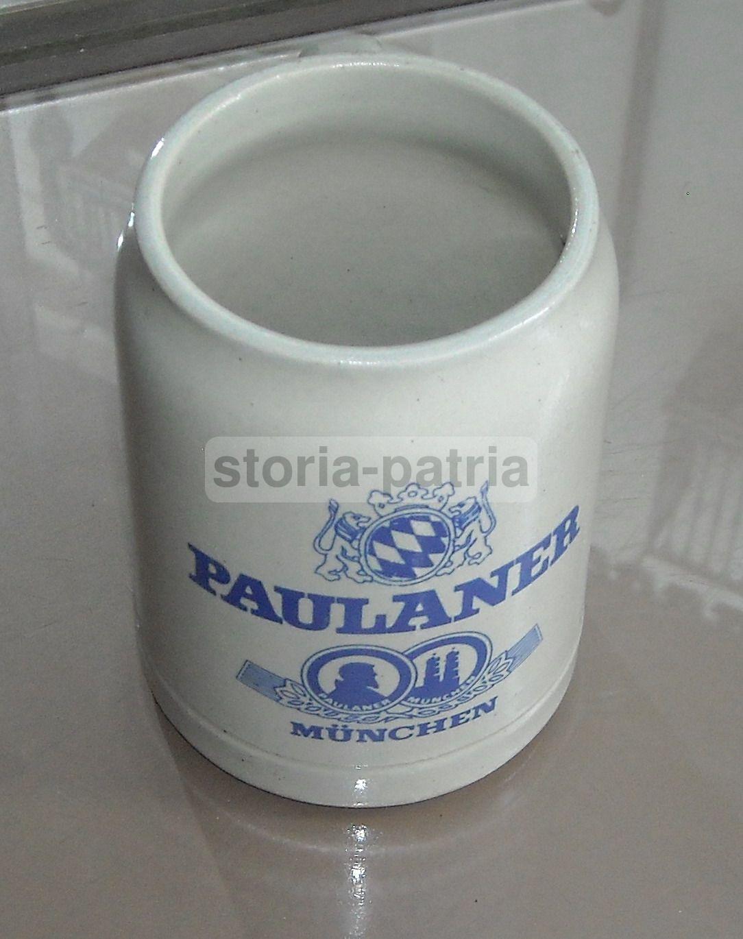 Decorativo Boccale Da Birra, Pubblicitario, Da Collezione, Germania, Monaco, Paulaner immagine 4