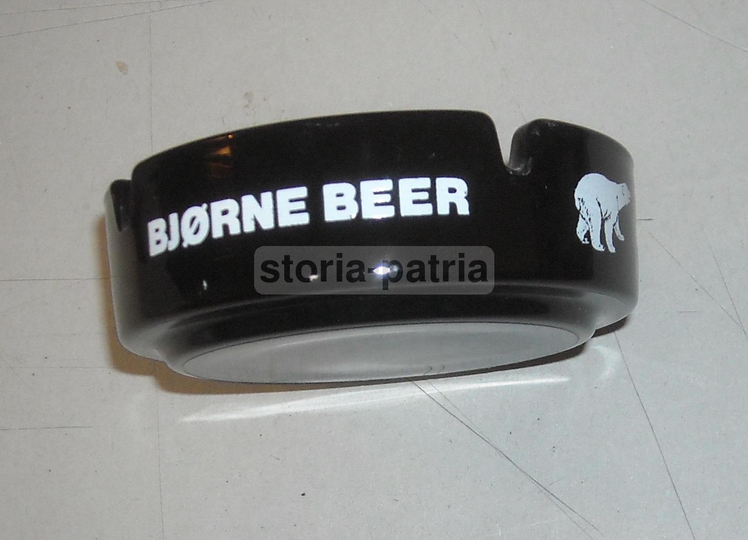 Distilleria, Birra, Grazioso Posacenere Pubblicitario, Vetro Da Collezione, Orso immagine 2