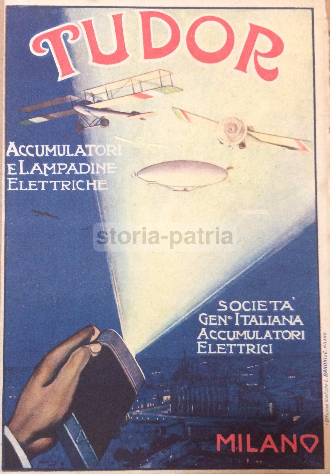 Elettricita, Accumulatori Tudor, Aviazione, Carburatore Zenith, Navigazione, America immagine 2