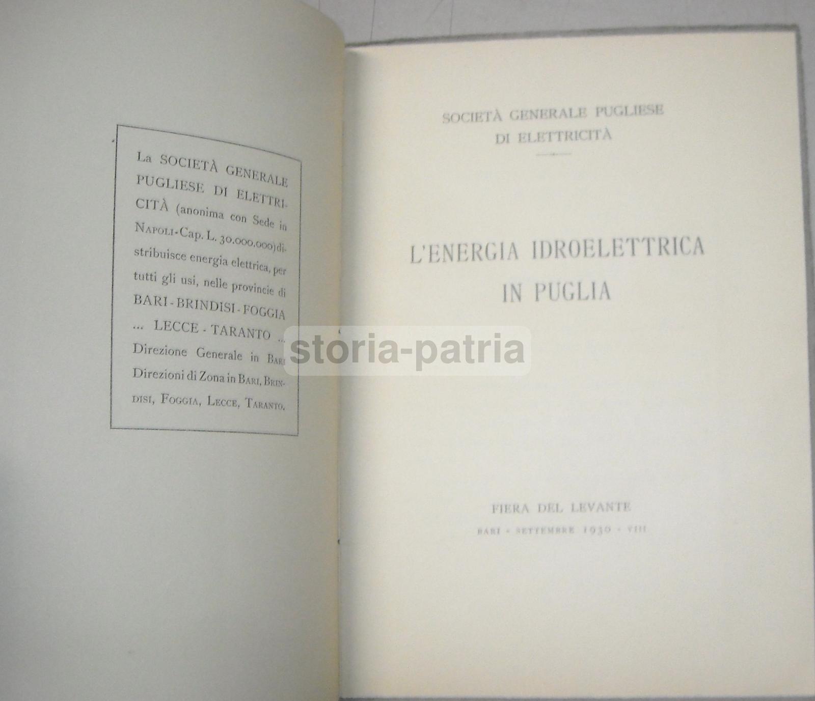 Elettricita, Rete Elettrica Pugliese, Puglia, Salento, Bari, Taranto, Con Due Mappe immagine 7