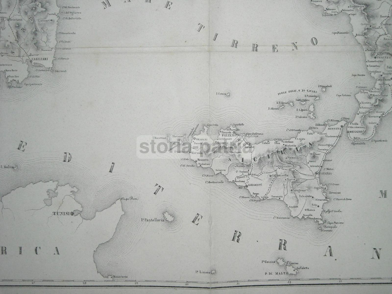 Ferrovie Italiane Al 1864, Strade Ferrate, Adriatiche, Siciliane, Sarde, Tirreniche immagine 4