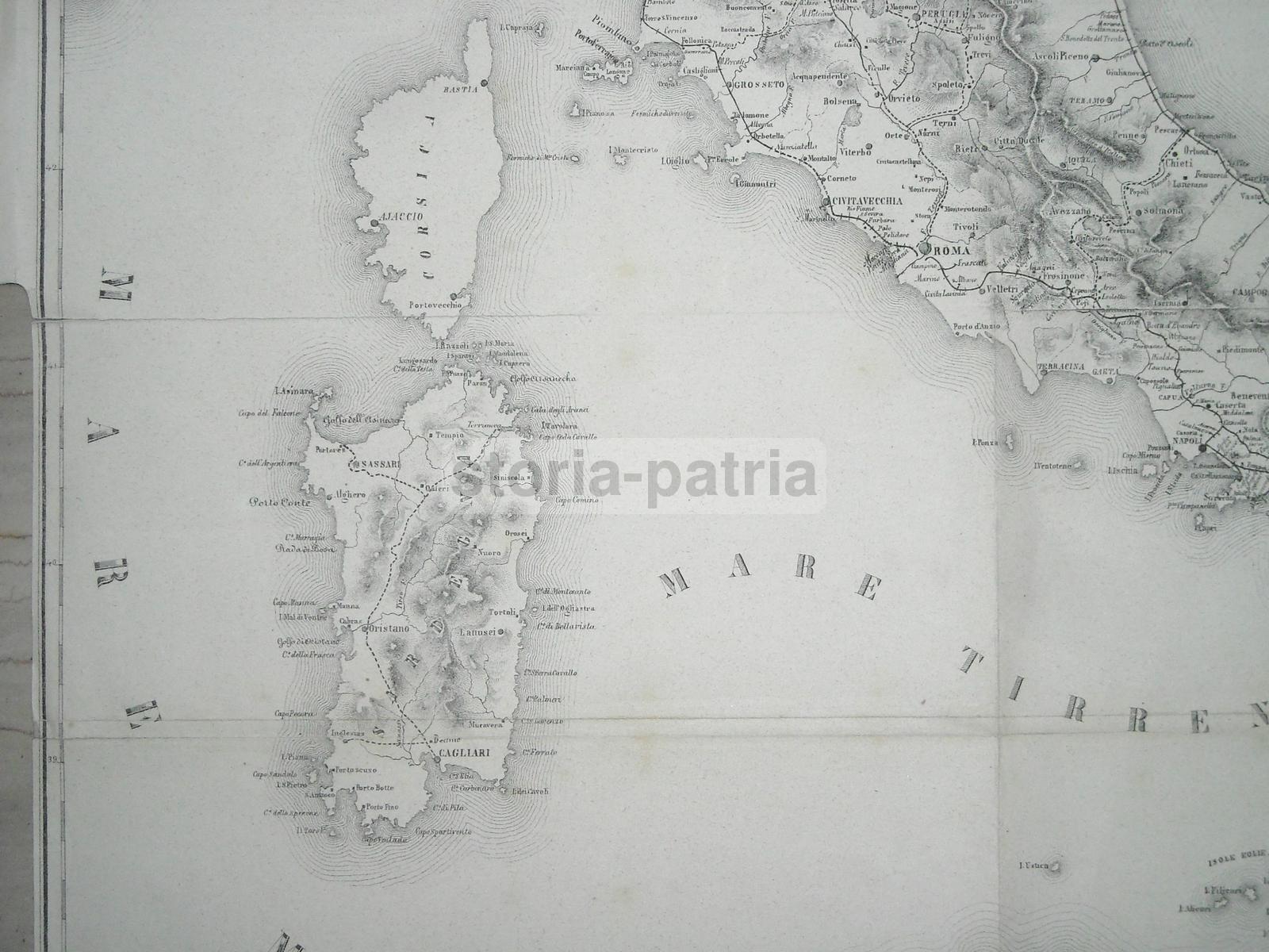 Ferrovie Italiane Al 1864, Strade Ferrate, Adriatiche, Siciliane, Sarde, Tirreniche immagine 5