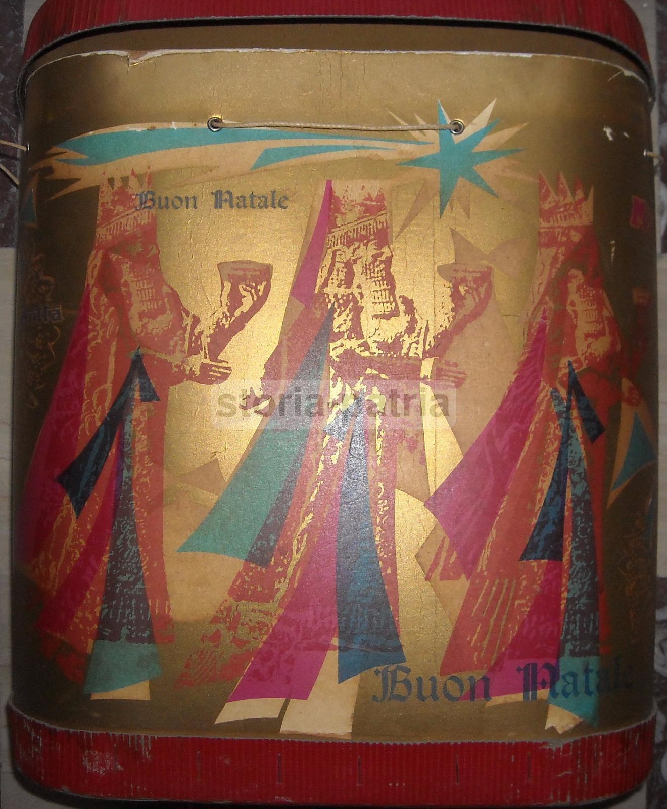 Grande Scatola Pubblicitaria, Dolciaria, Motta, Buon Natale, Re Magi, Decorativa immagine 5
