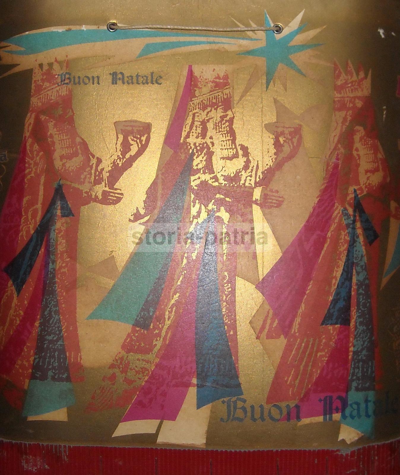 Grande Scatola Pubblicitaria, Dolciaria, Motta, Buon Natale, Re Magi, Decorativa immagine 6
