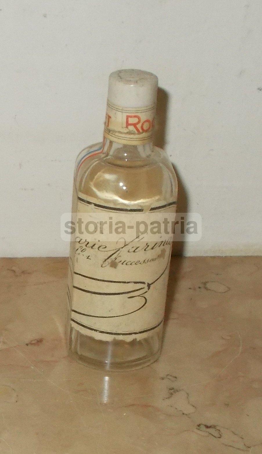 Graziosa Bottiglina Pubblicitaria, Profumeria J M Farina, Roger Gallet, Parigi immagine 2