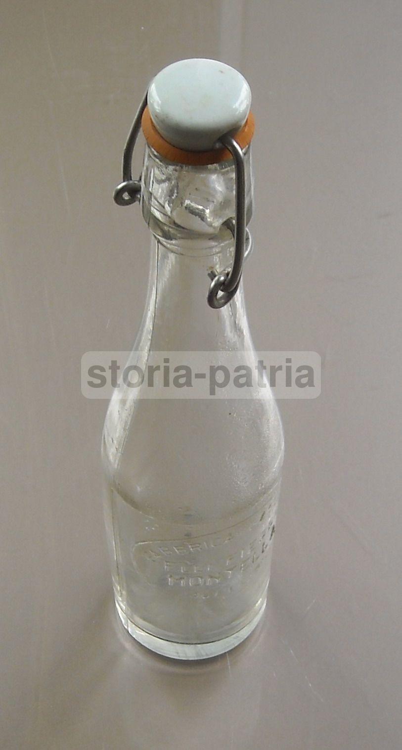 Irpinia, Avellino, Montella, Bottiglia Pubblicitaria, Da Collezione, Gassosa, Fierro immagine 1
