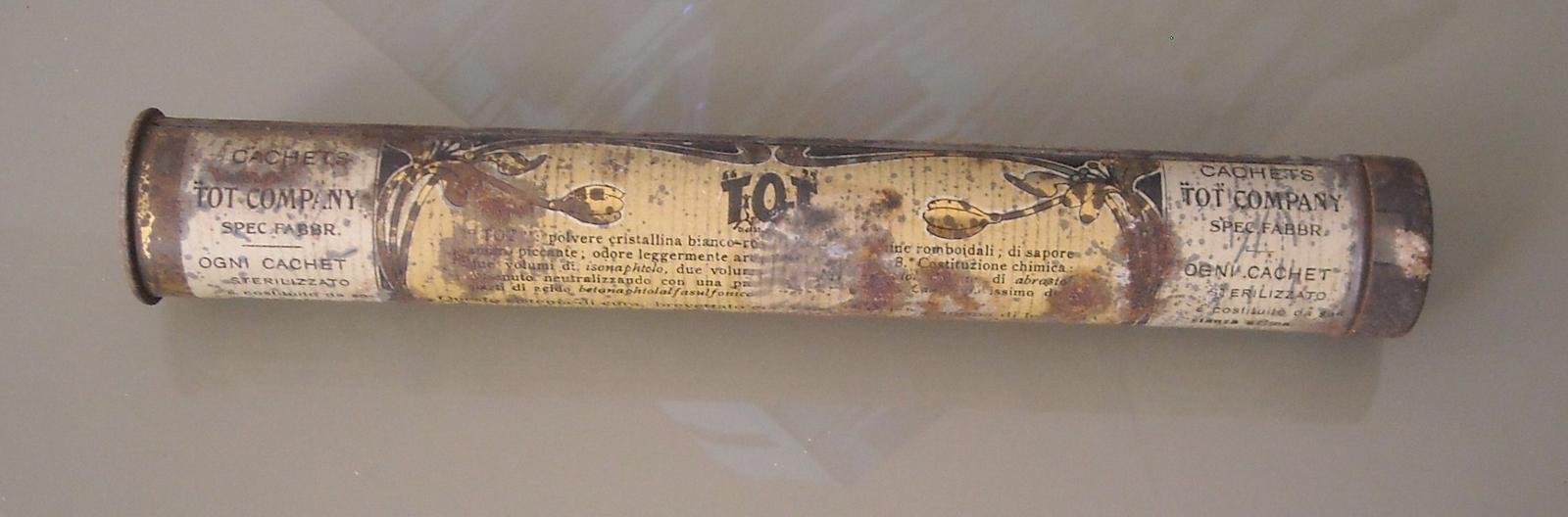 Medicina, Farmacia, Cachet Tot, Trieste, Milano, New York, Antica Rara Pubblicitaria immagine 1