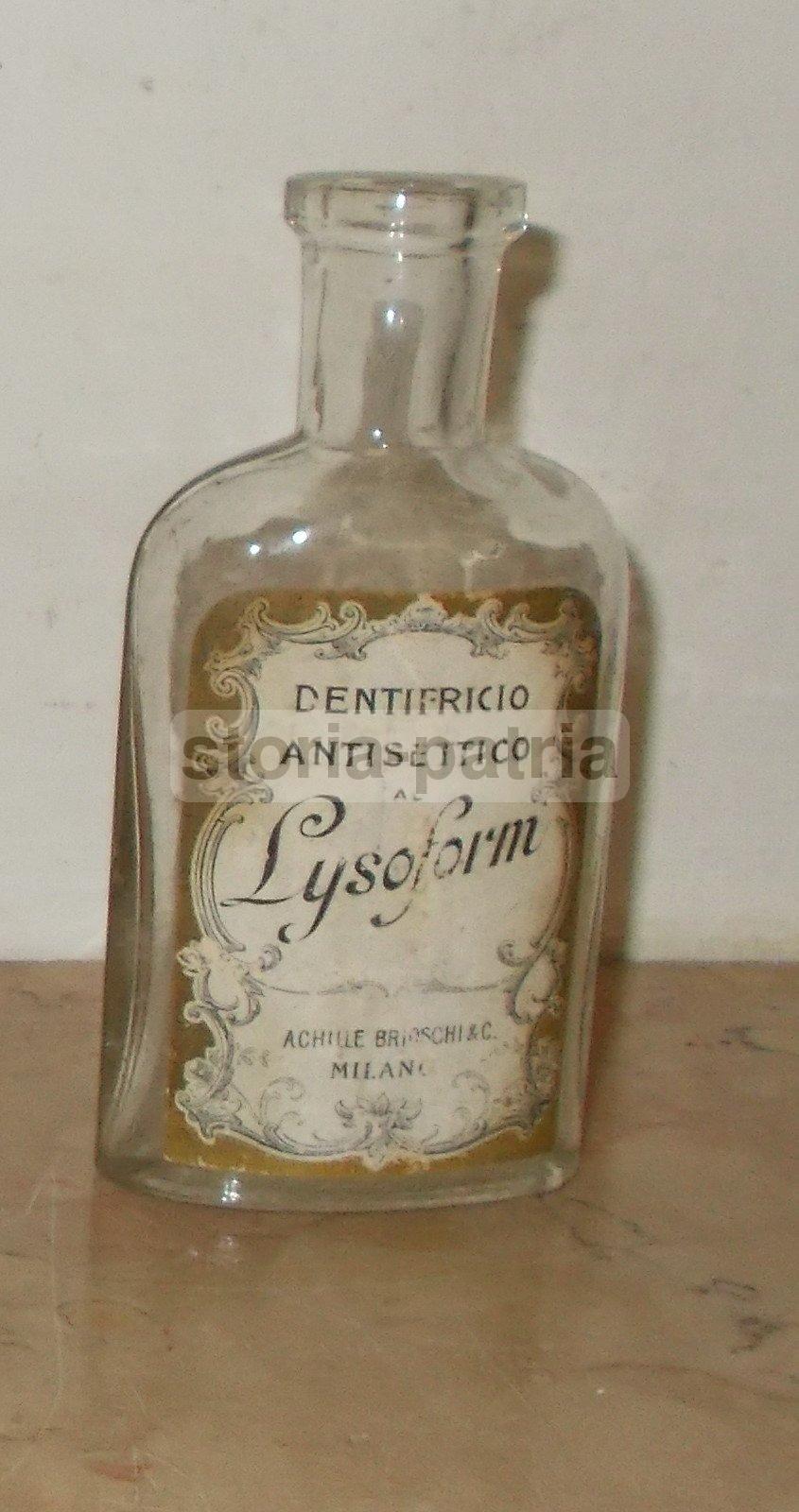 Moda, Estetica, Cosmesi, Igiene, Denti, Dentifricio Al Lysoform, Brioschi, Bottiglina immagine 2