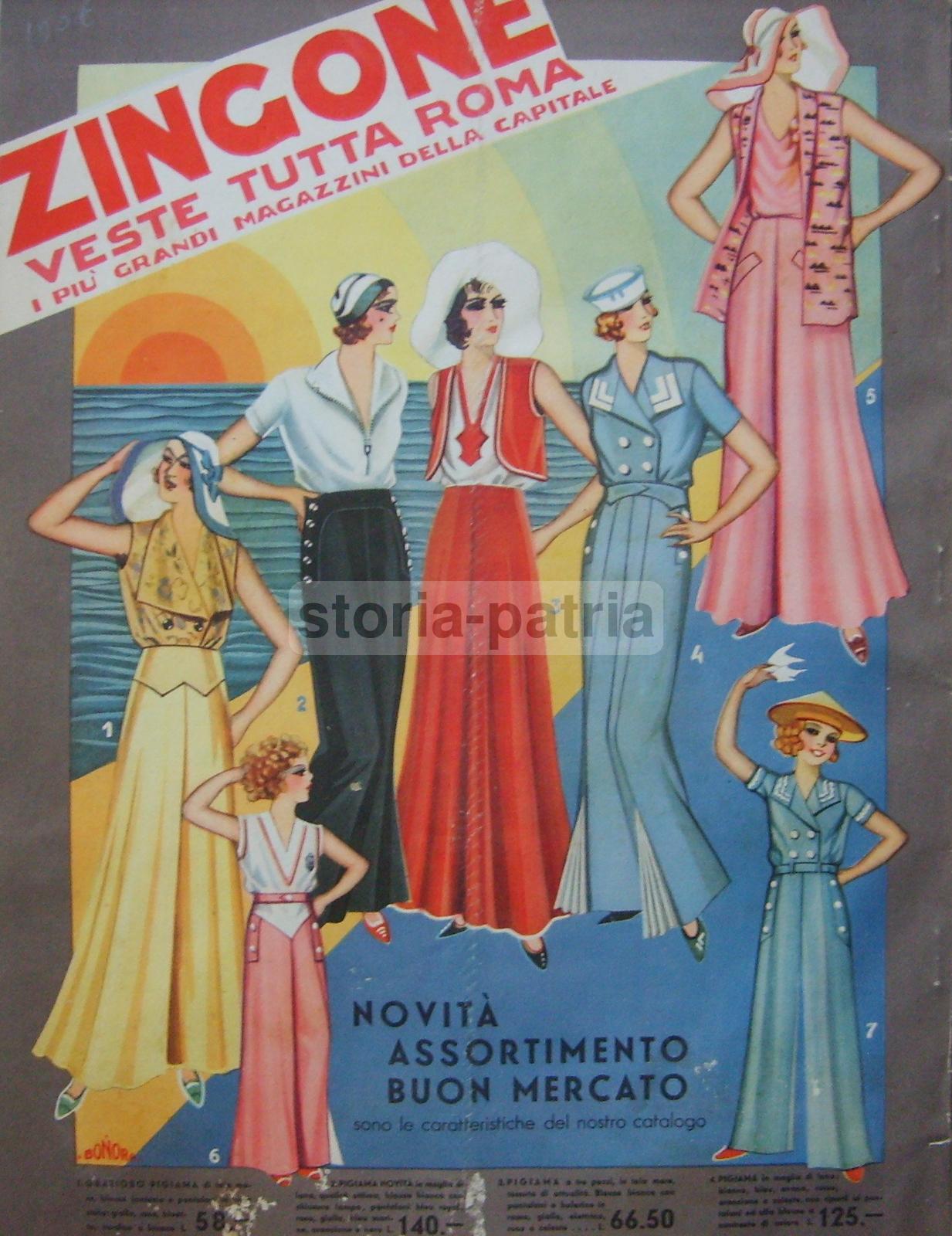 Moda, Intimo, Giocattoli, Calzature, Profumeria, Catalogo Pubblicitario, Zingone, Raro immagine 3