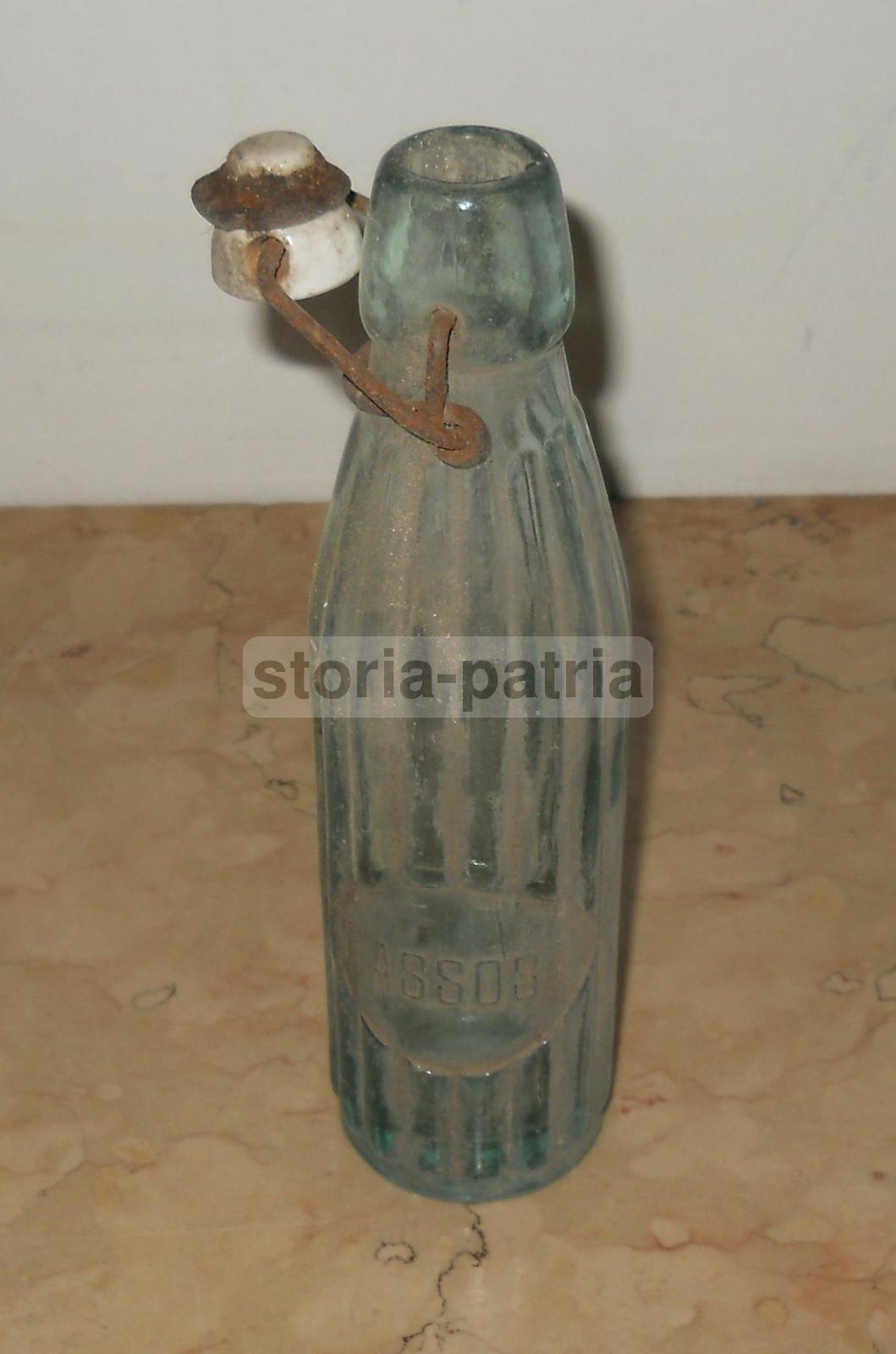 Molise, Campomarino, Bibite, Gassosa, Rara Bottiglia d'Epoca, Pubblicitaria, Corfiati immagine 2