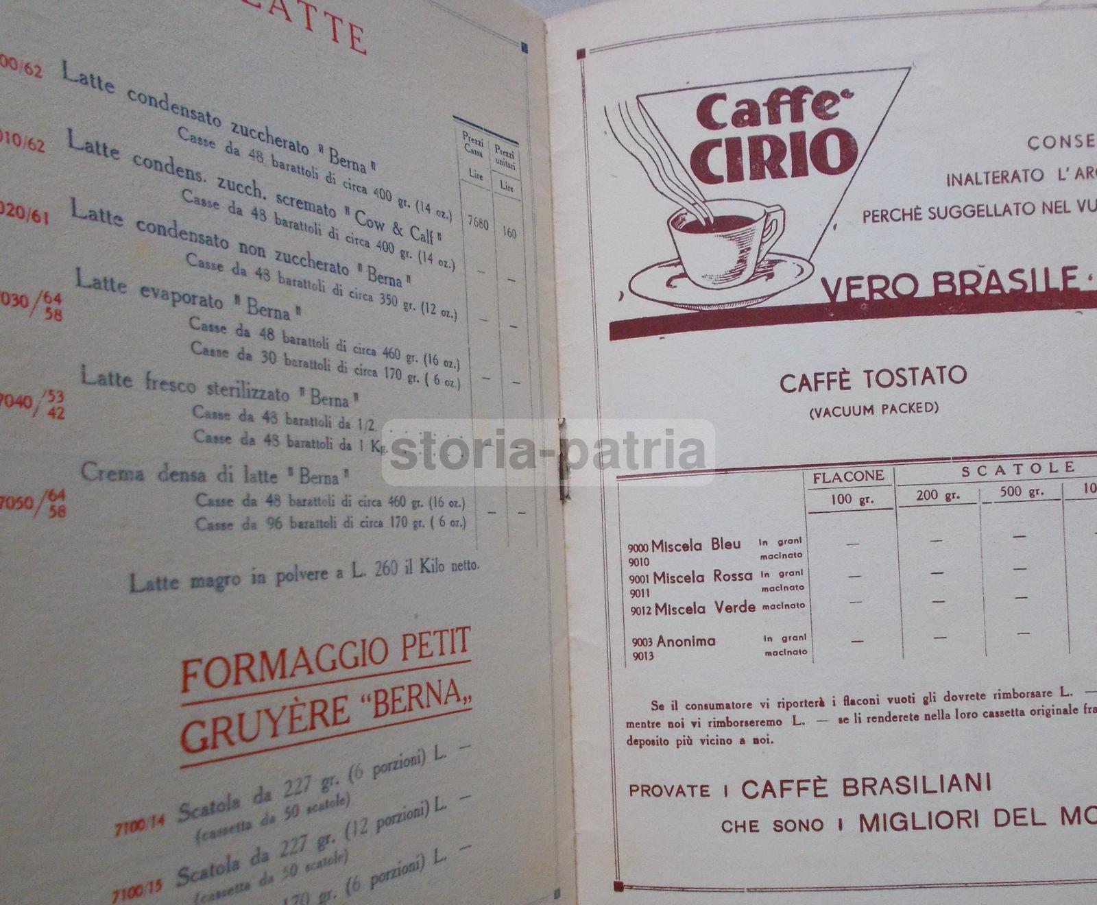 Napoli, Cucina, Conserve, Legumi, Funghi, Zuppe, Salamoia, Frutta, Pesce, Caffe, Cirio immagine 2