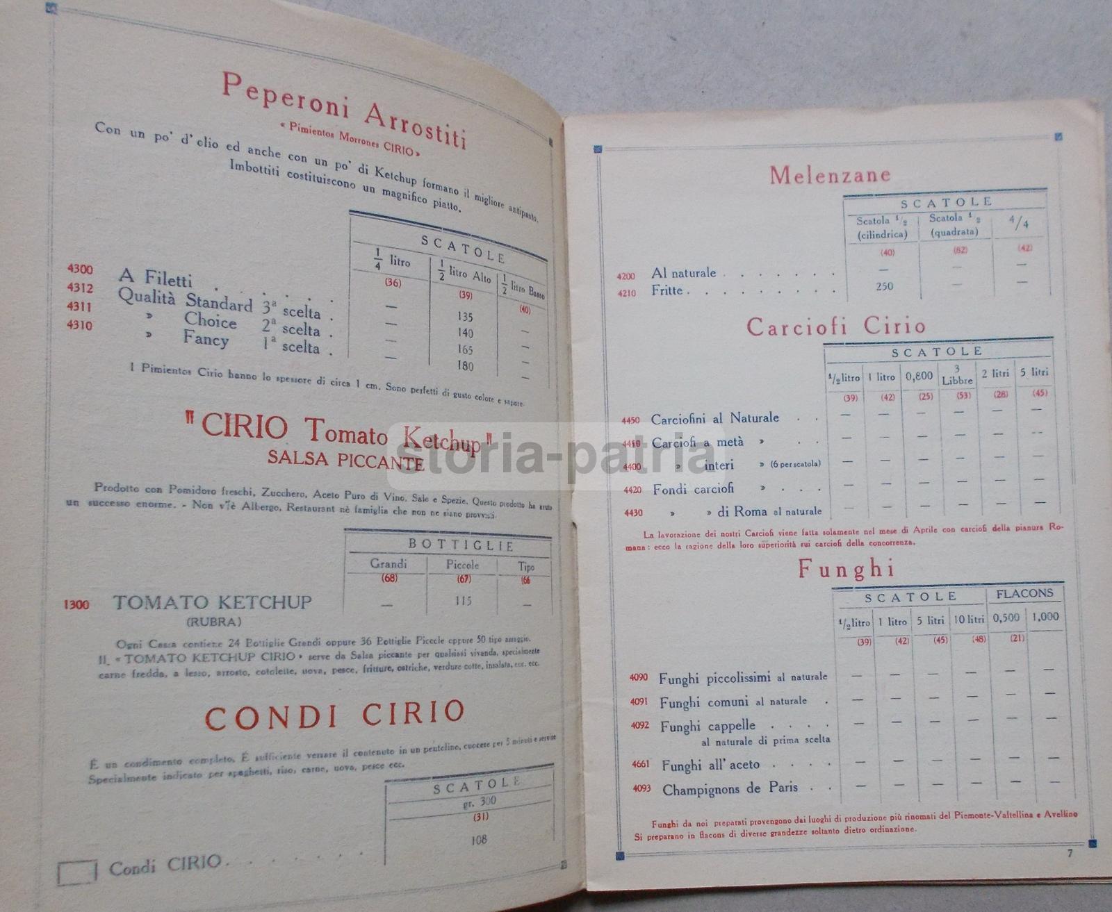 Napoli, Cucina, Conserve, Legumi, Funghi, Zuppe, Salamoia, Frutta, Pesce, Caffe, Cirio immagine 8