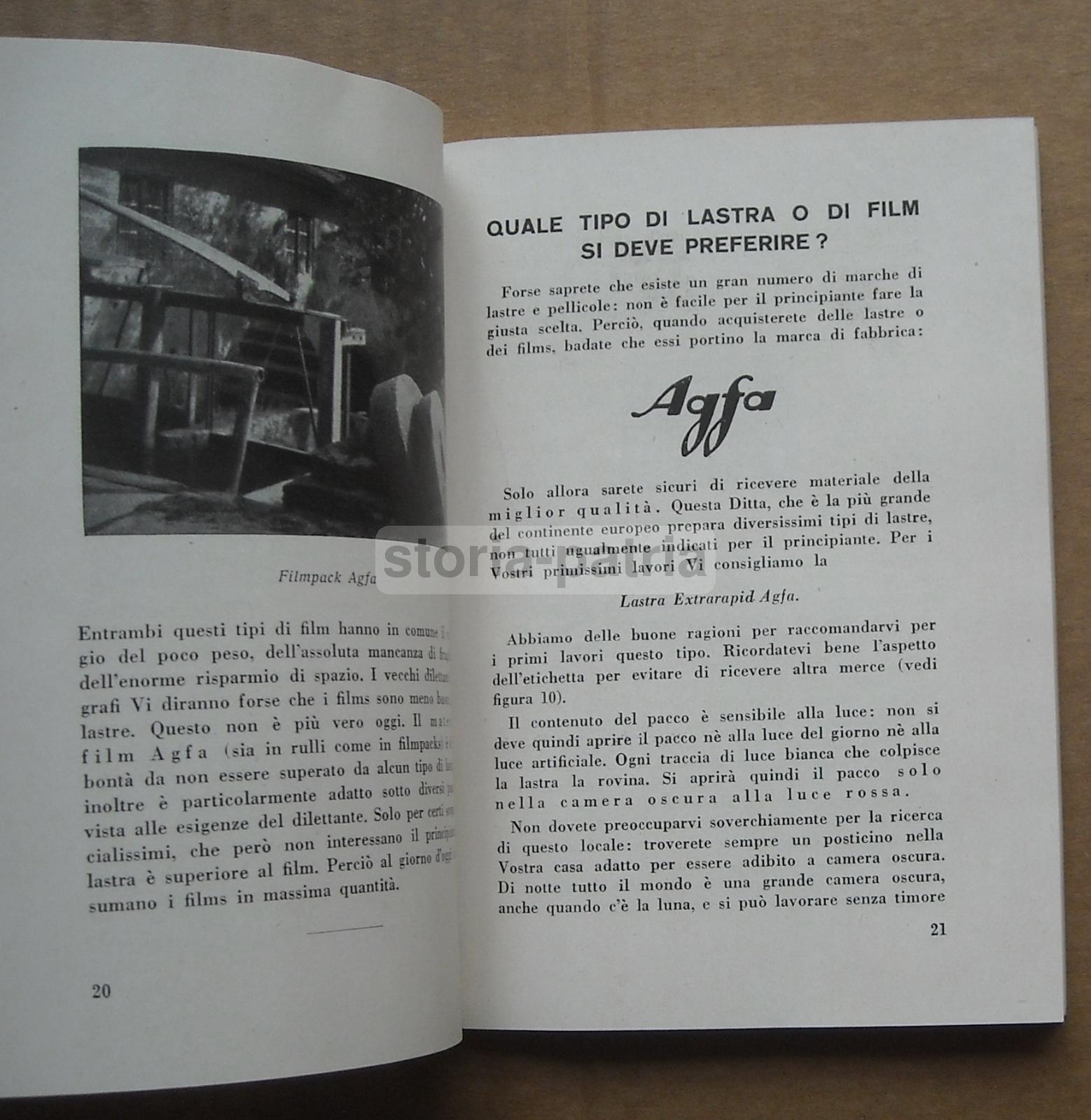 Ottica, Fotografia, Manuale Illustrato Pubblicitario, Agfa, Macchine Fotografiche immagine 3