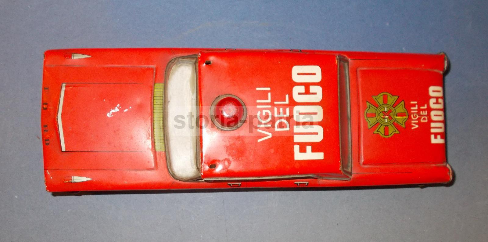 Pompieri, Vigili Del Fuoco, Anti Incendio, Graziosa Vecchia Automobilina d'Epoca immagine 5