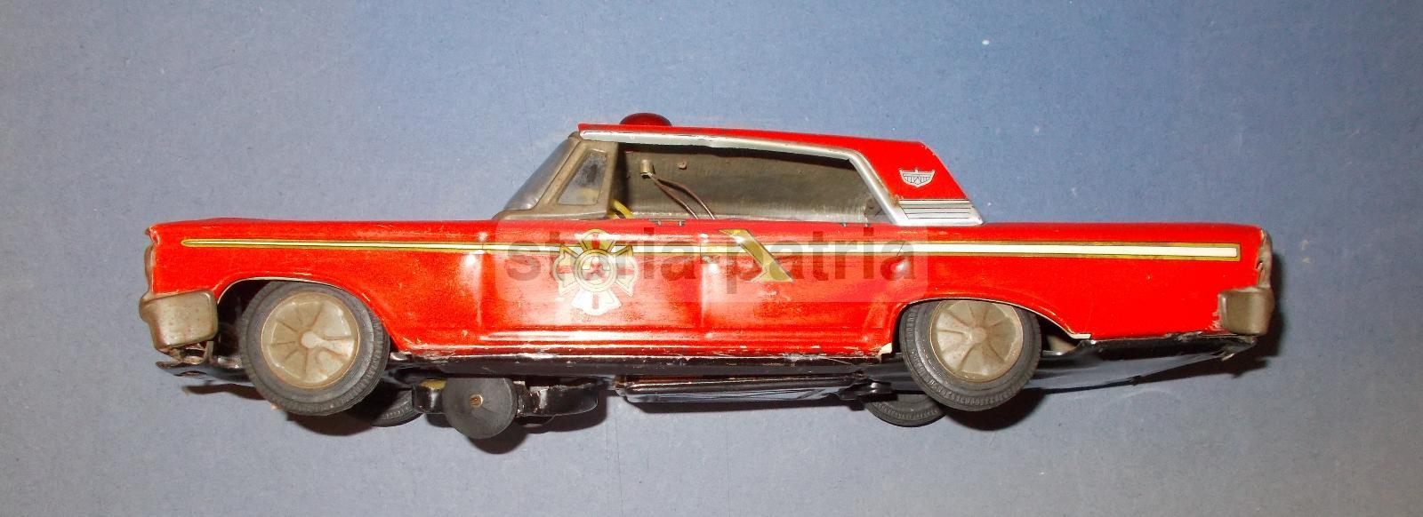 Pompieri, Vigili Del Fuoco, Anti Incendio, Graziosa Vecchia Automobilina d'Epoca immagine 7