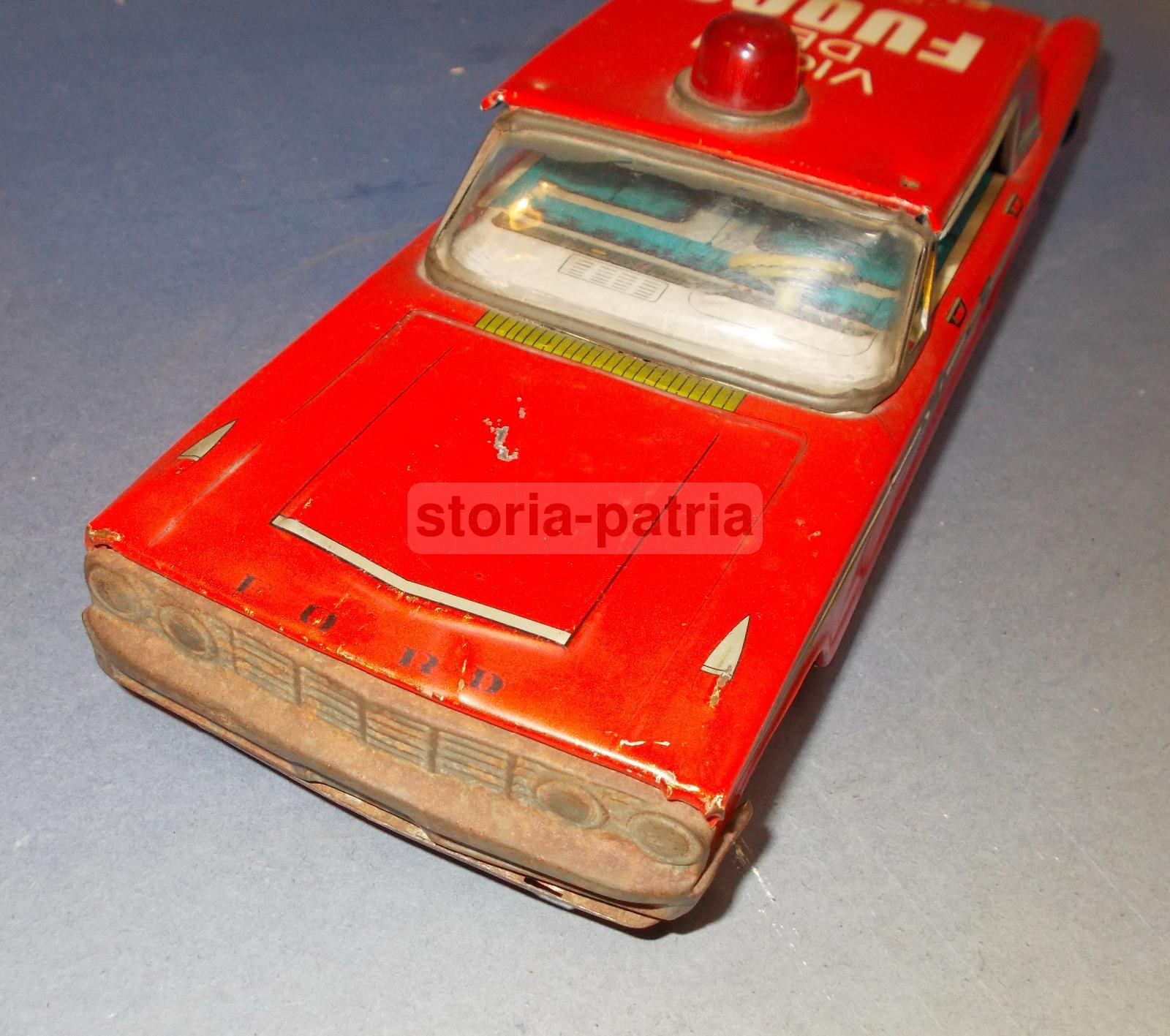 Pompieri, Vigili Del Fuoco, Anti Incendio, Graziosa Vecchia Automobilina d'Epoca immagine 8