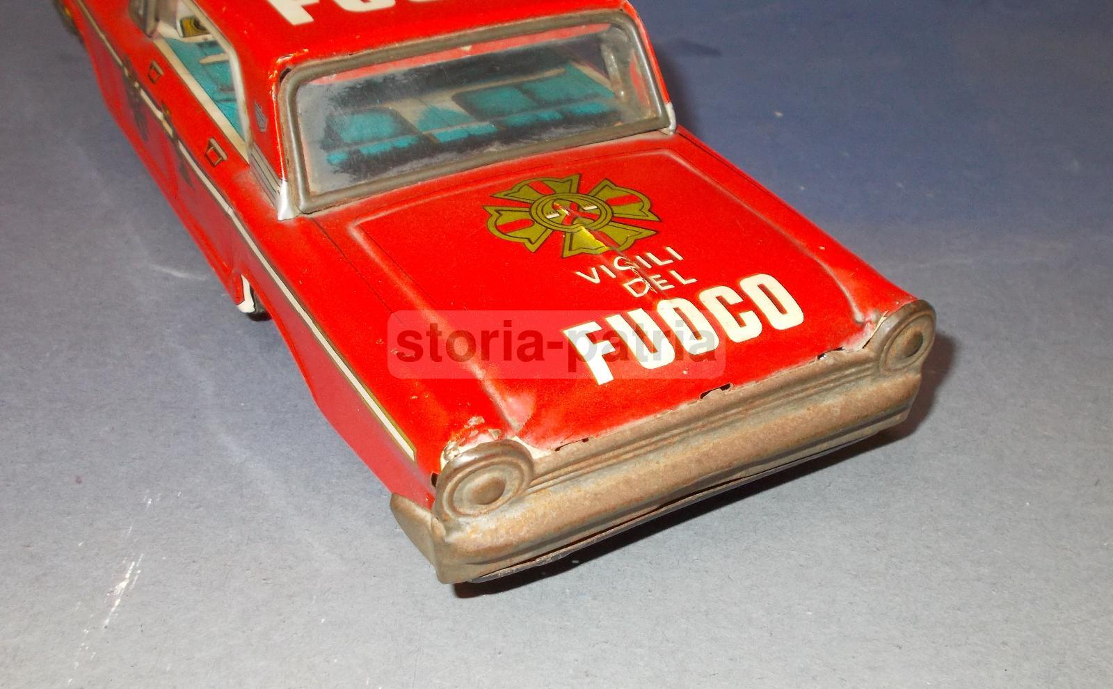 Pompieri, Vigili Del Fuoco, Anti Incendio, Graziosa Vecchia Automobilina d'Epoca immagine 10