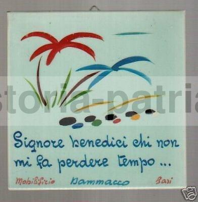 Puglia, Bari, Pubblicitaria d'Epoca, Mobilificio Barese, Artista Damiani, Proverbio immagine 1