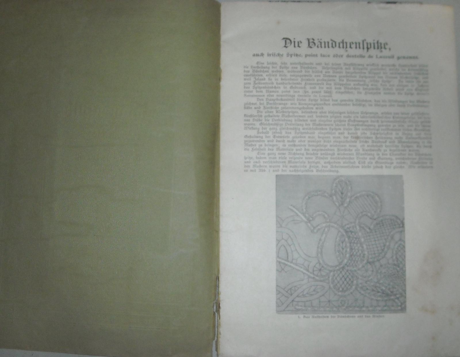 Ricami, Merletti, Sartoria, Manuale Illustrato, Pubblicitaria d'Epoca, Berlino, Milano immagine 7