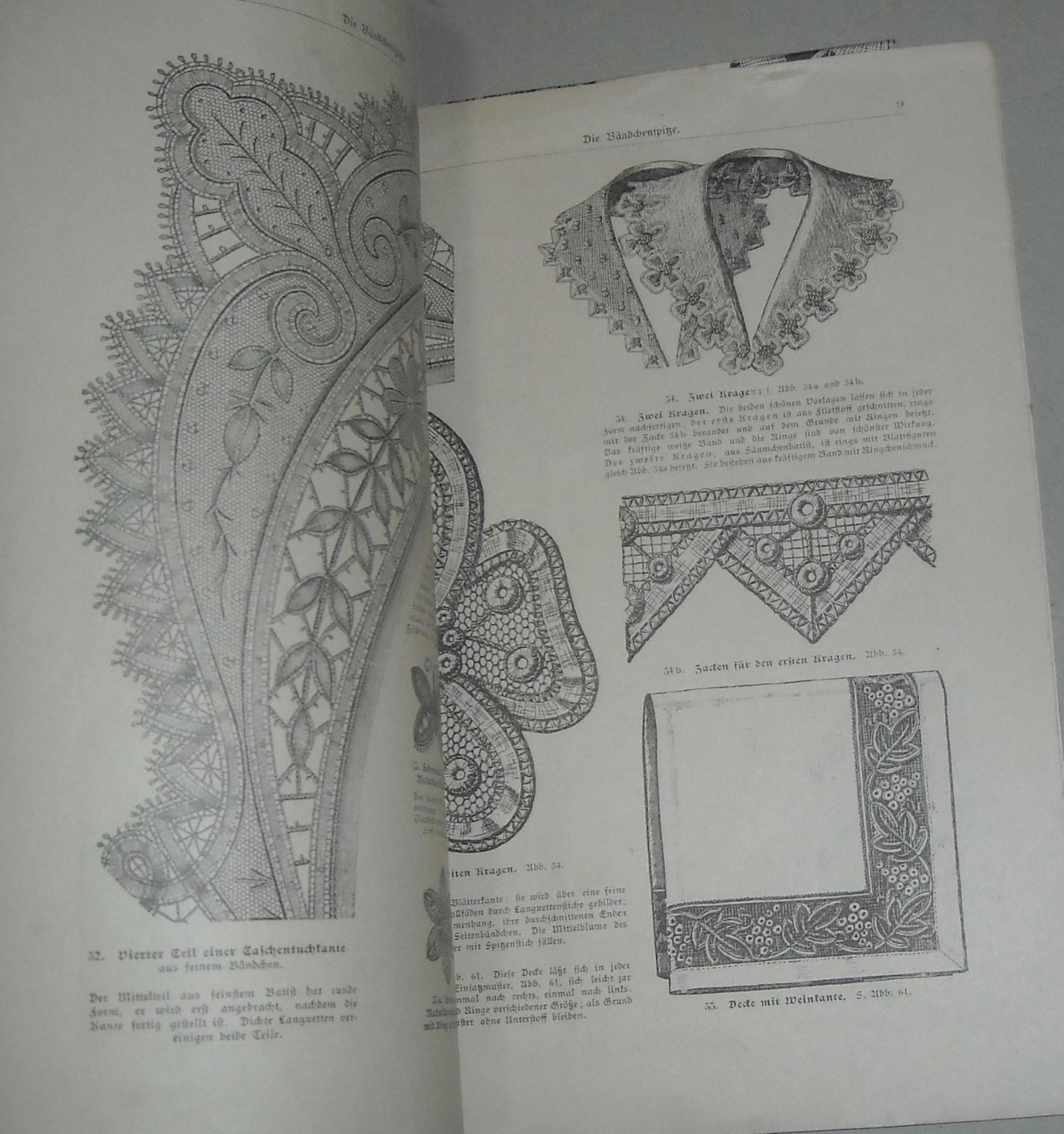 Ricami, Merletti, Sartoria, Manuale Illustrato, Pubblicitaria d'Epoca, Berlino, Milano immagine 10