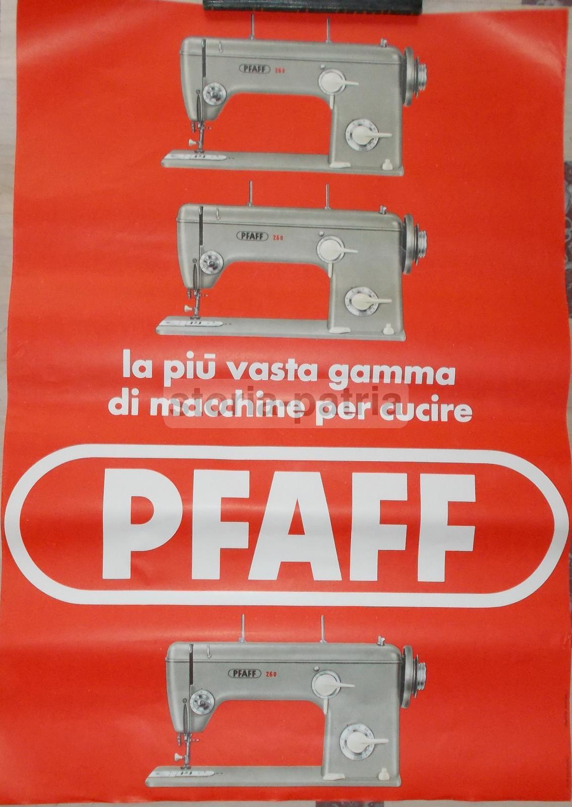 Sartoria, Macchine Per Cucito, Tecnica, Pfaff, Decorativo Manifesto, Pubblicitario immagine 1