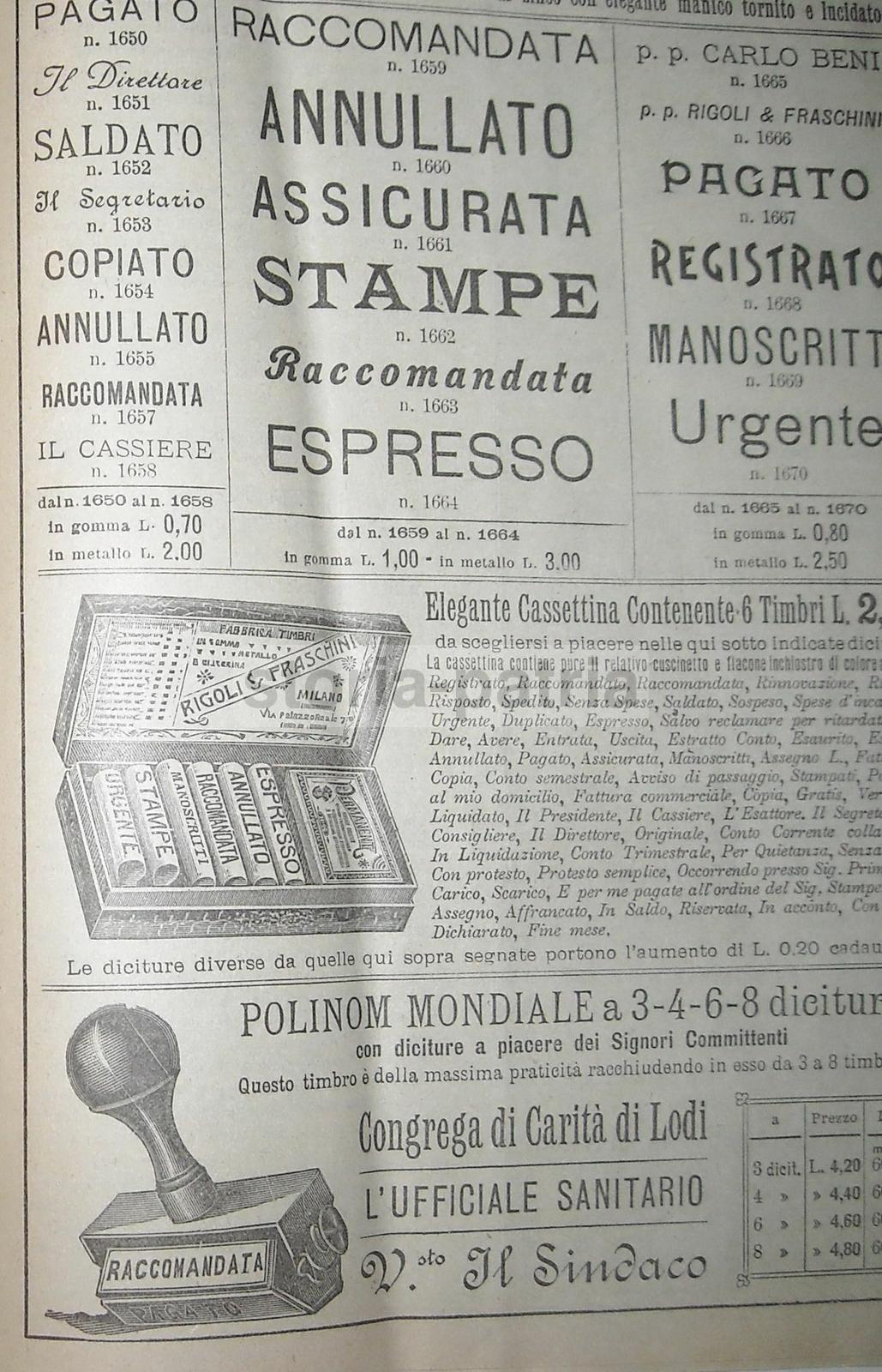 Scrittura, Inchiostri, Timbri, Articoli Di Cancelleria, Catalogo Pubblicitario, 1909 immagine 7