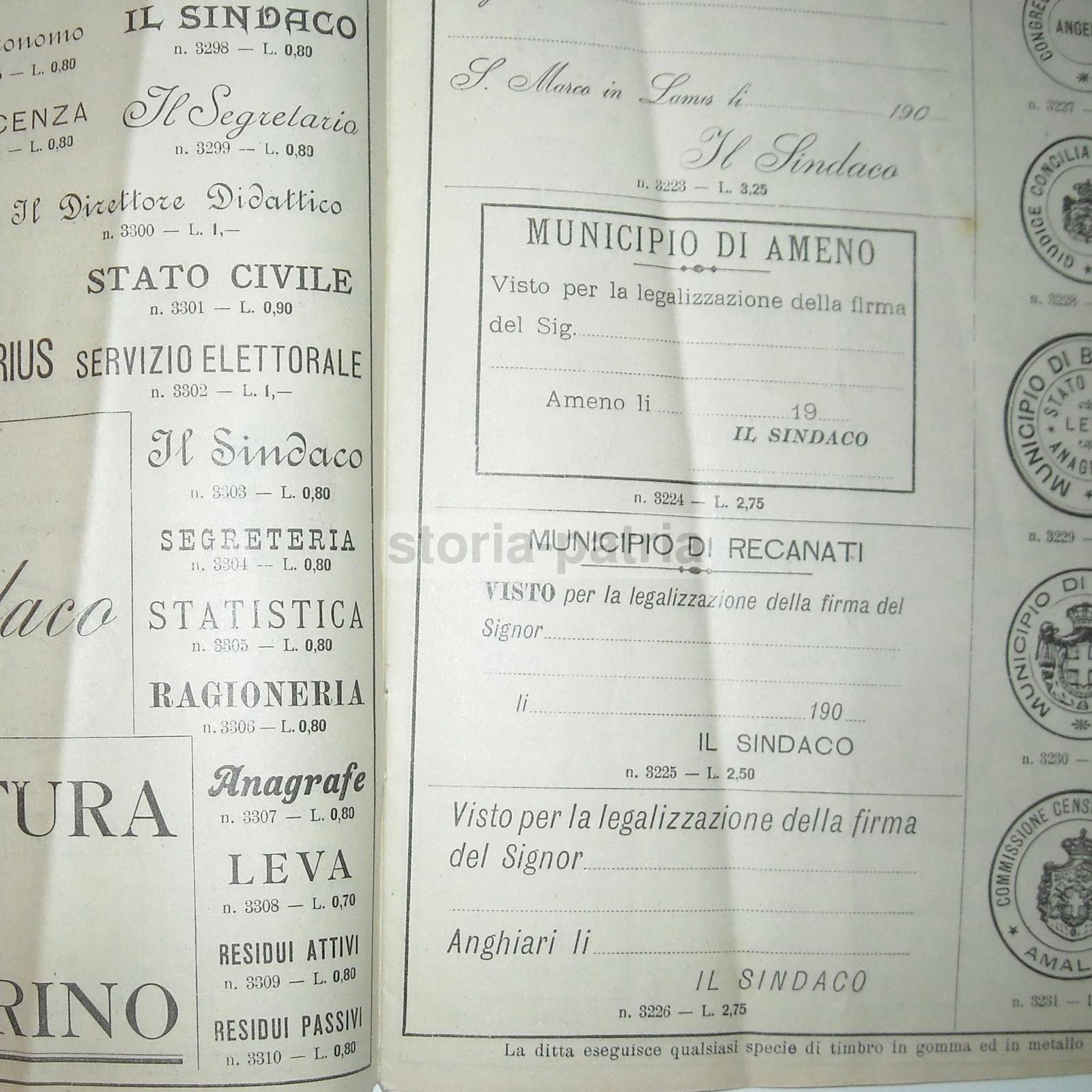 Scrittura, Inchiostri, Timbri, Articoli Di Cancelleria, Catalogo Pubblicitario, 1909 immagine 10