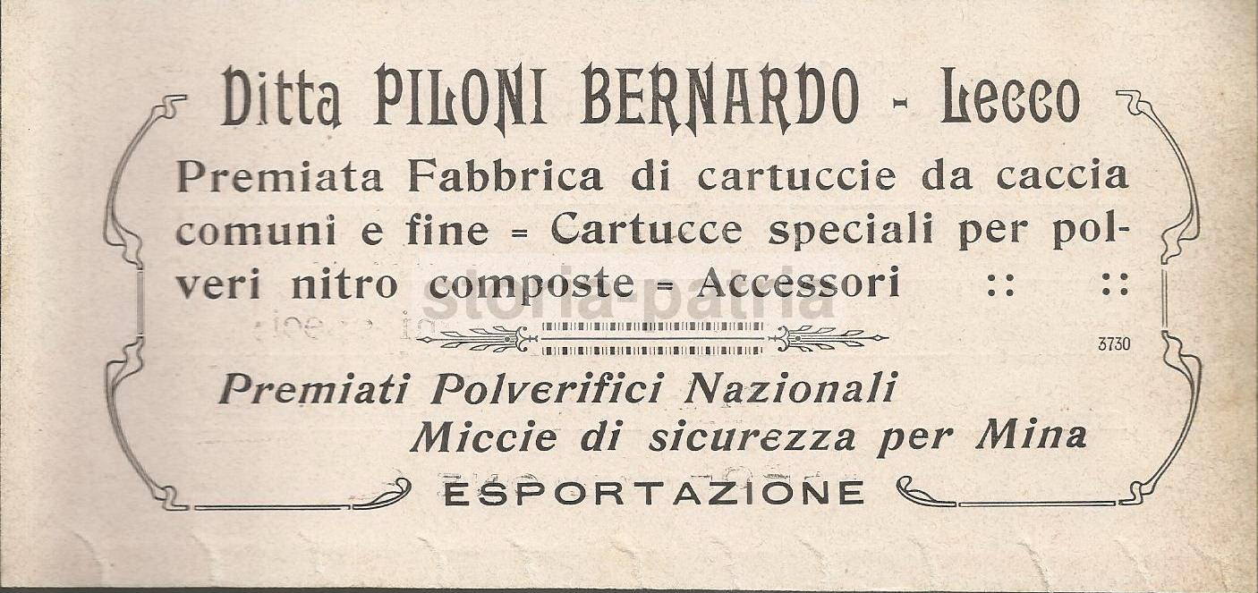 Sport, Caccia, Cartuccie, Polverificio, Lecco, Bernardo Piloni, Ferramenta, Elastici immagine 1