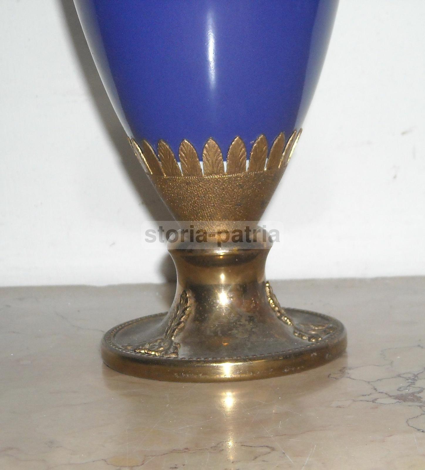 Stock, Liquori, Bottiglia Da Collezione, Anfora In Ceramica, Fregi Dorati Artistici immagine 3