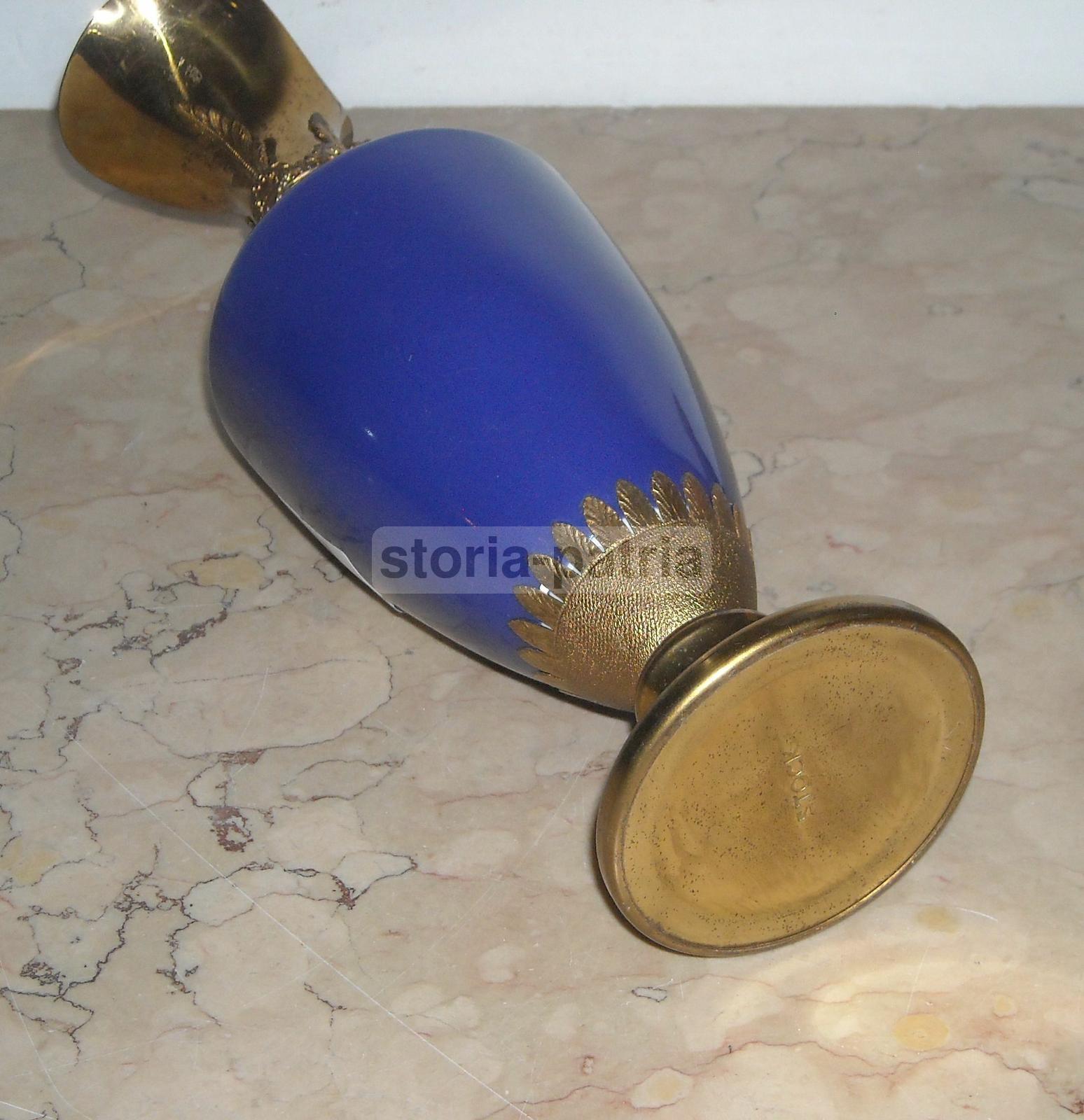 Stock, Liquori, Bottiglia Da Collezione, Anfora In Ceramica, Fregi Dorati Artistici immagine 8