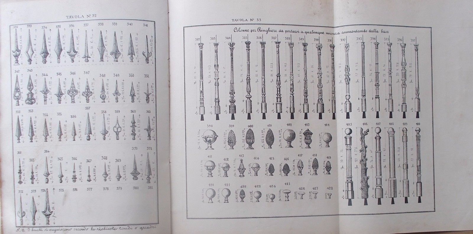 Tecnica, Meccanica, Idraulica, Fregi Decorativi, Ferri, Fusioni Varie, Scale, Napoli immagine 6