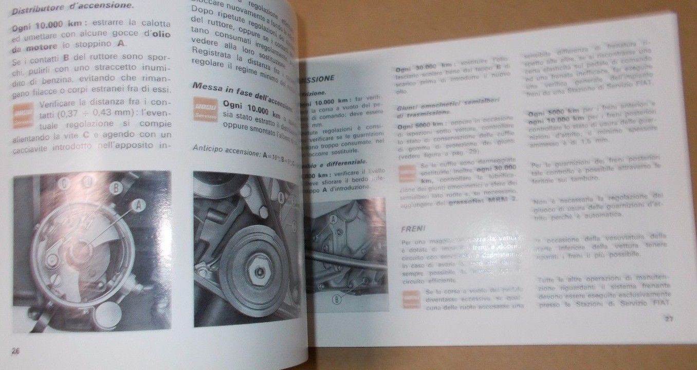 Tecnica, Motori, Automobili, Utile Libretto Duso E Manuntenzione, d'Epoca, Fiat 128 immagine 1