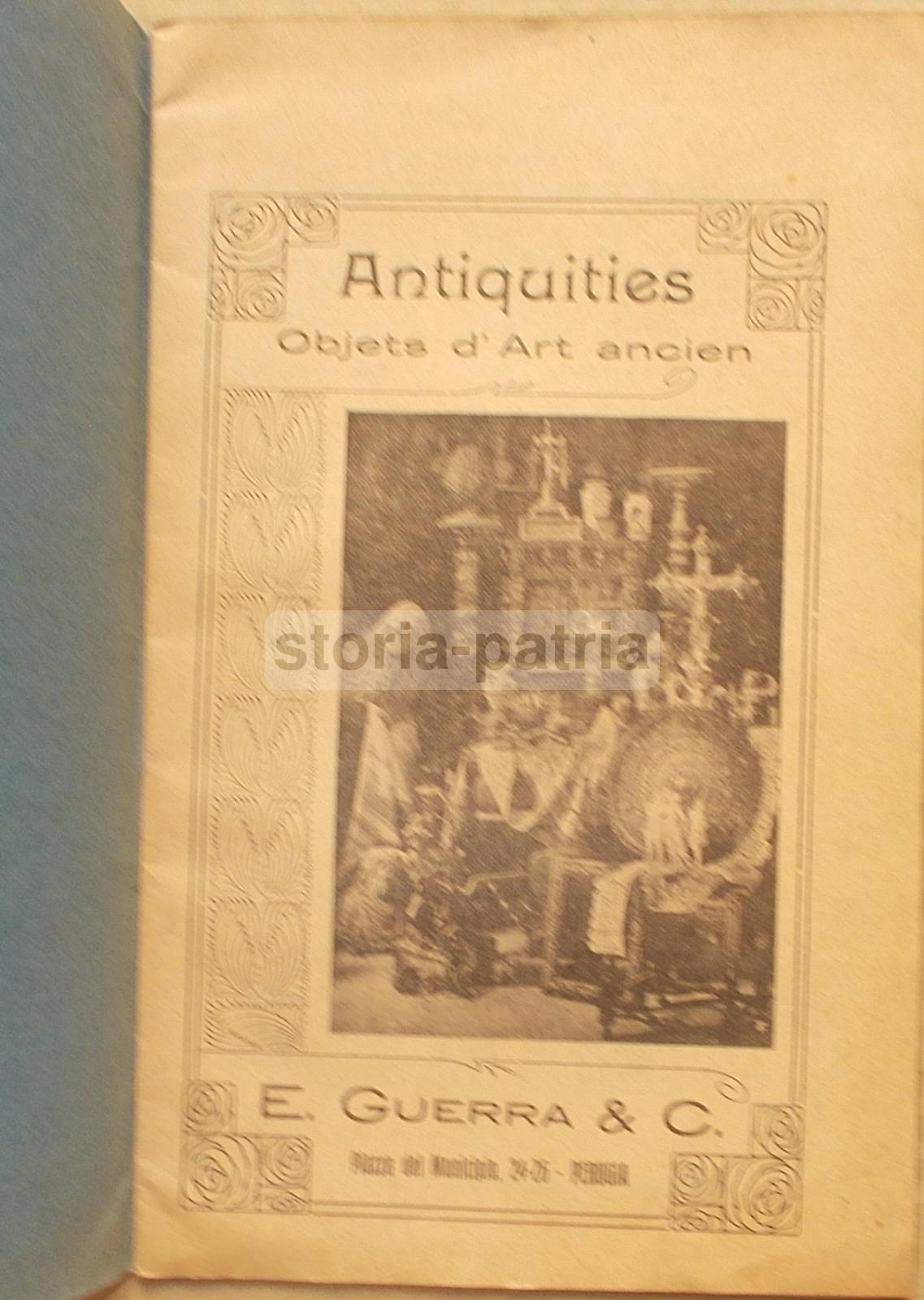 Umbria, Perugia, Antica Guida Turistica Pubblicitaria, Artistiche Copertine, Mappa immagine 3