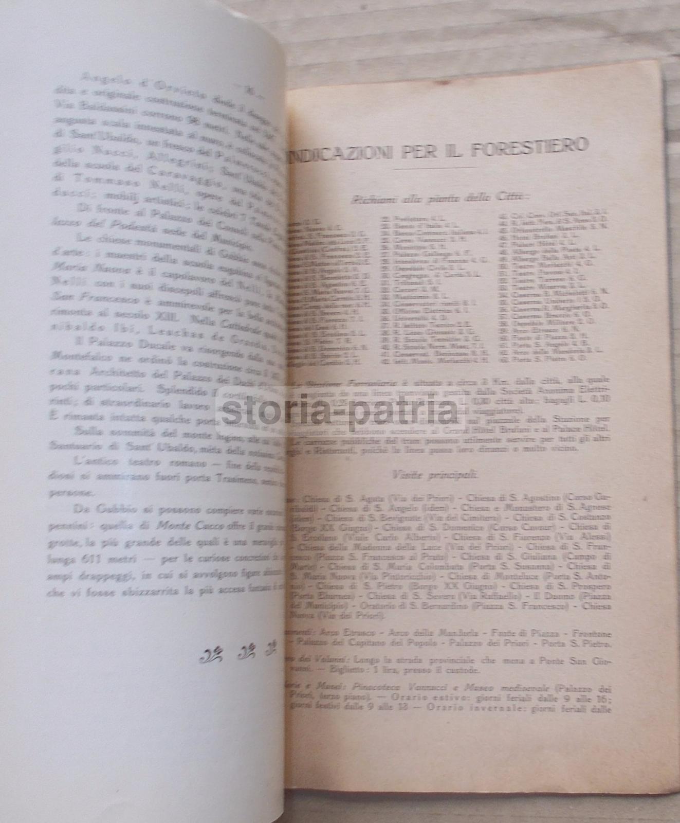 Umbria, Perugia, Antica Guida Turistica Pubblicitaria, Artistiche Copertine, Mappa immagine 6