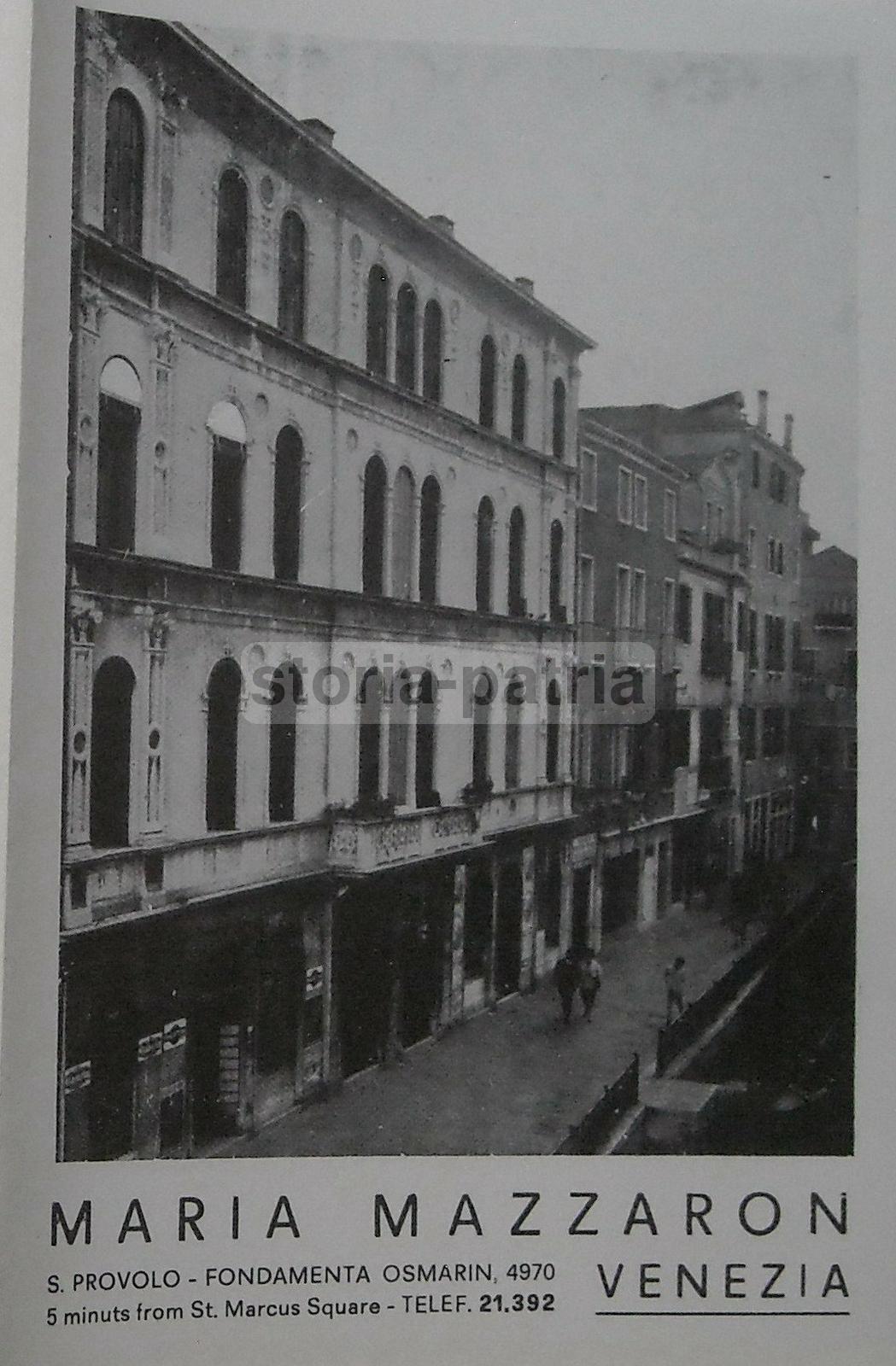 Venezia, Ricami, Merletti, Sartoria, Ricamatrice Mazzaron, Depliant Pubblicitario immagine 1