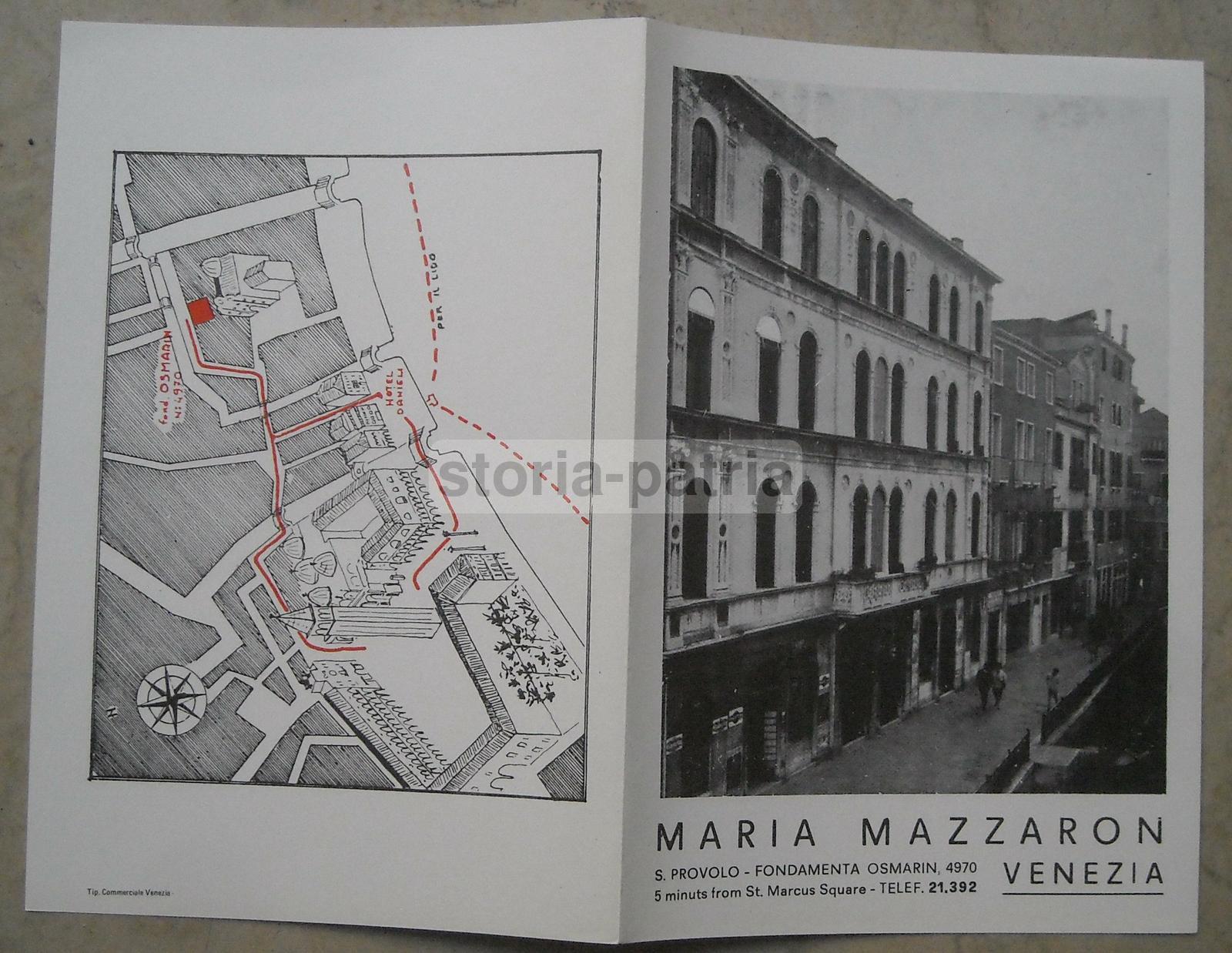 Venezia, Ricami, Merletti, Sartoria, Ricamatrice Mazzaron, Depliant Pubblicitario immagine 4